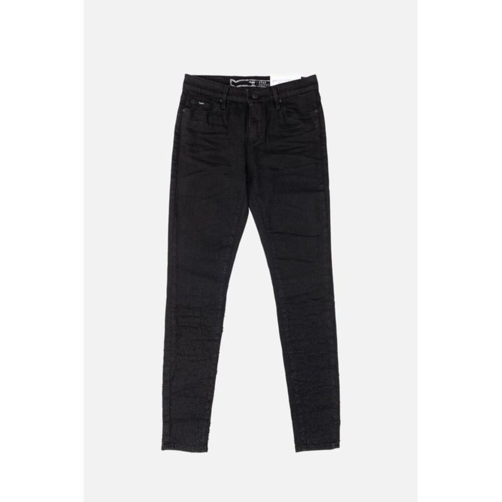 Gas Black Cotton Skinny Women's Jeans